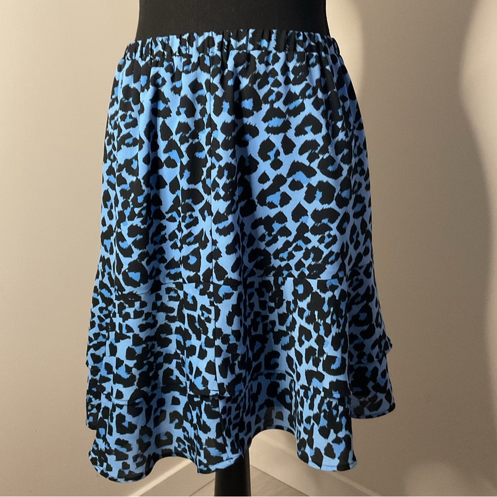 Banana Republic Pull on Printed layered  Skirt